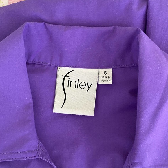 Nordstrom Finley Dani Purple Shift Dress 3/4 Sleeves Pockets Sz S USA $240 - Picture 6 of 7